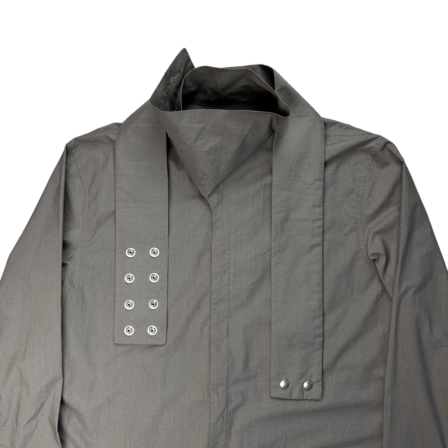 Rick Owens Detachable Scarf Sample Lab Coat