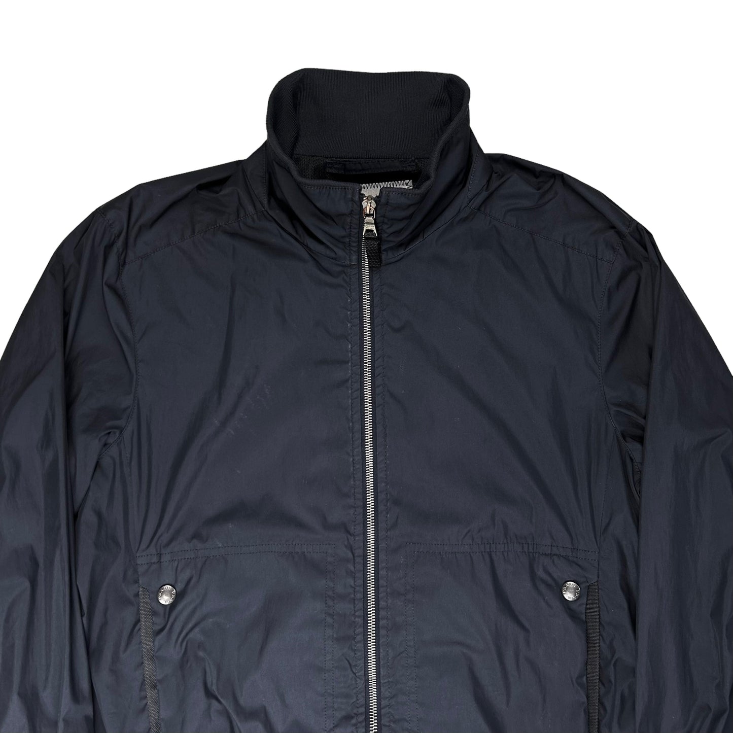 Prada Cropped Snap Pocket Bomber Jacket