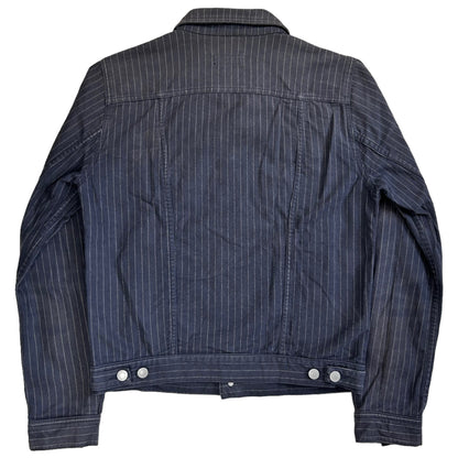 Dries Van Noten Pinstripe Trucker Jacket