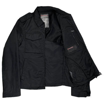 Prada Cropped Technical Work Jacket