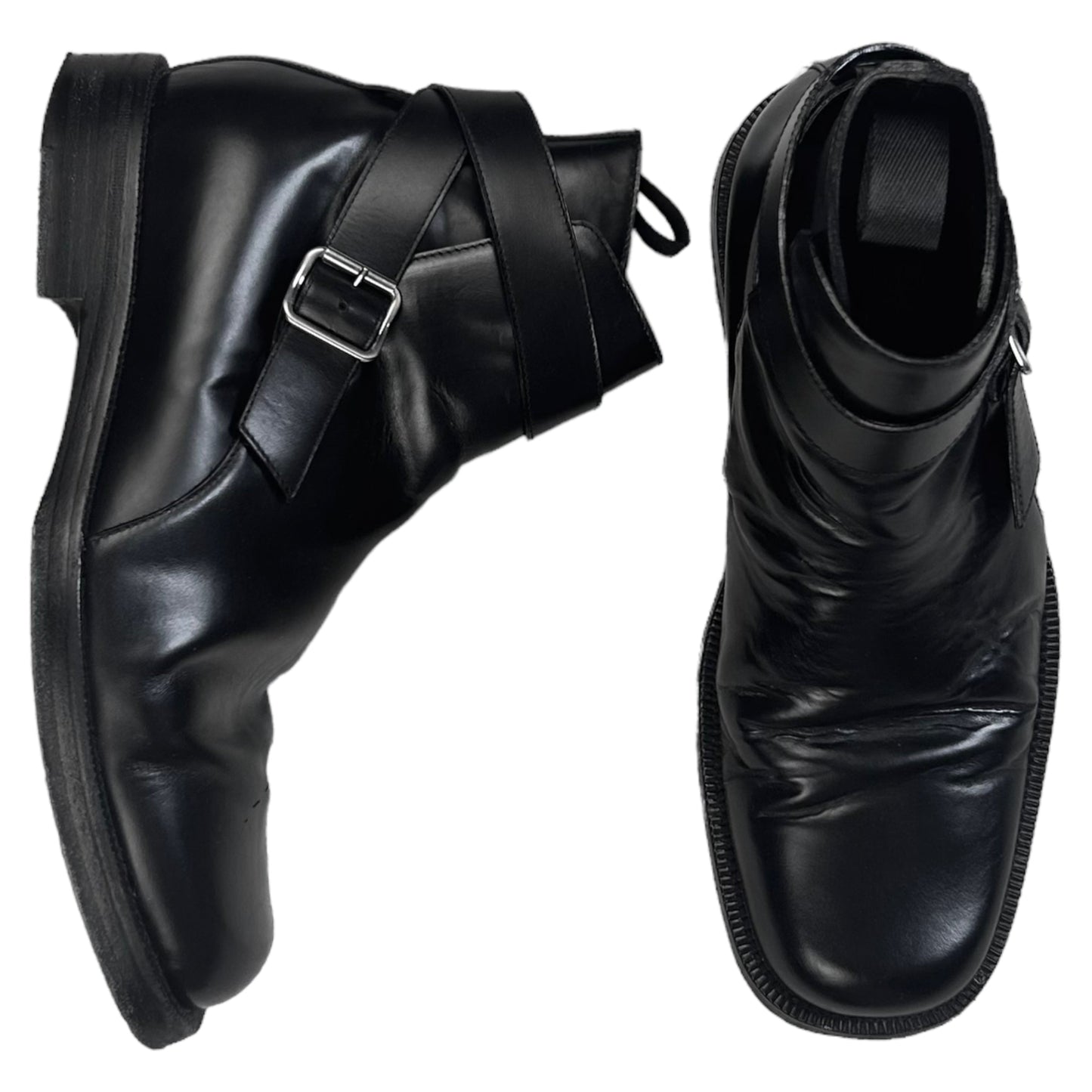 Balenciaga Jodhpur Belted Boots - SS18