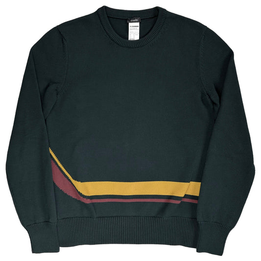 Jil Sander Intarsia Motion Knit Sweater - AW14