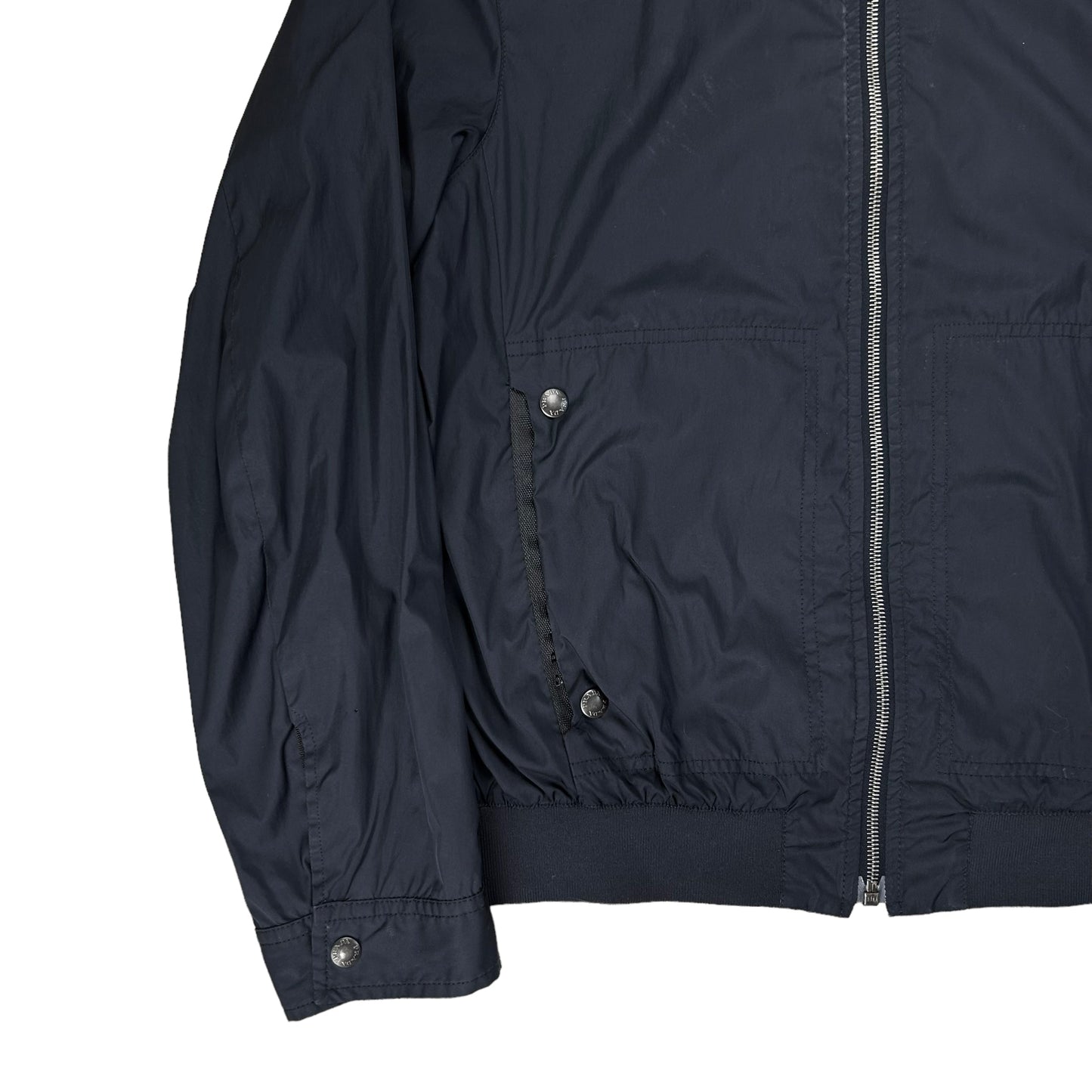 Prada Cropped Snap Pocket Bomber Jacket