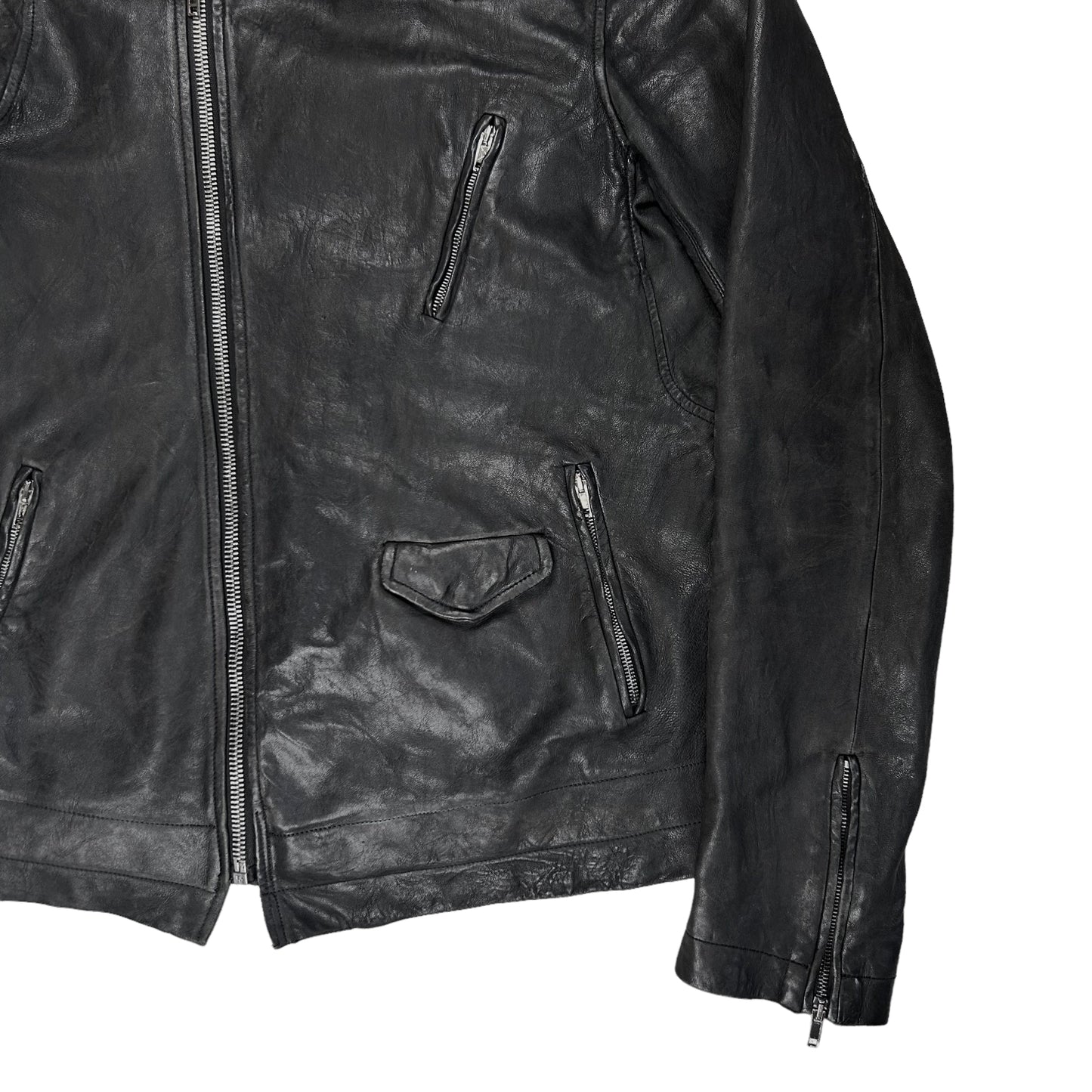 Rick Owens Strutter Biker Leather Jacket - SS09