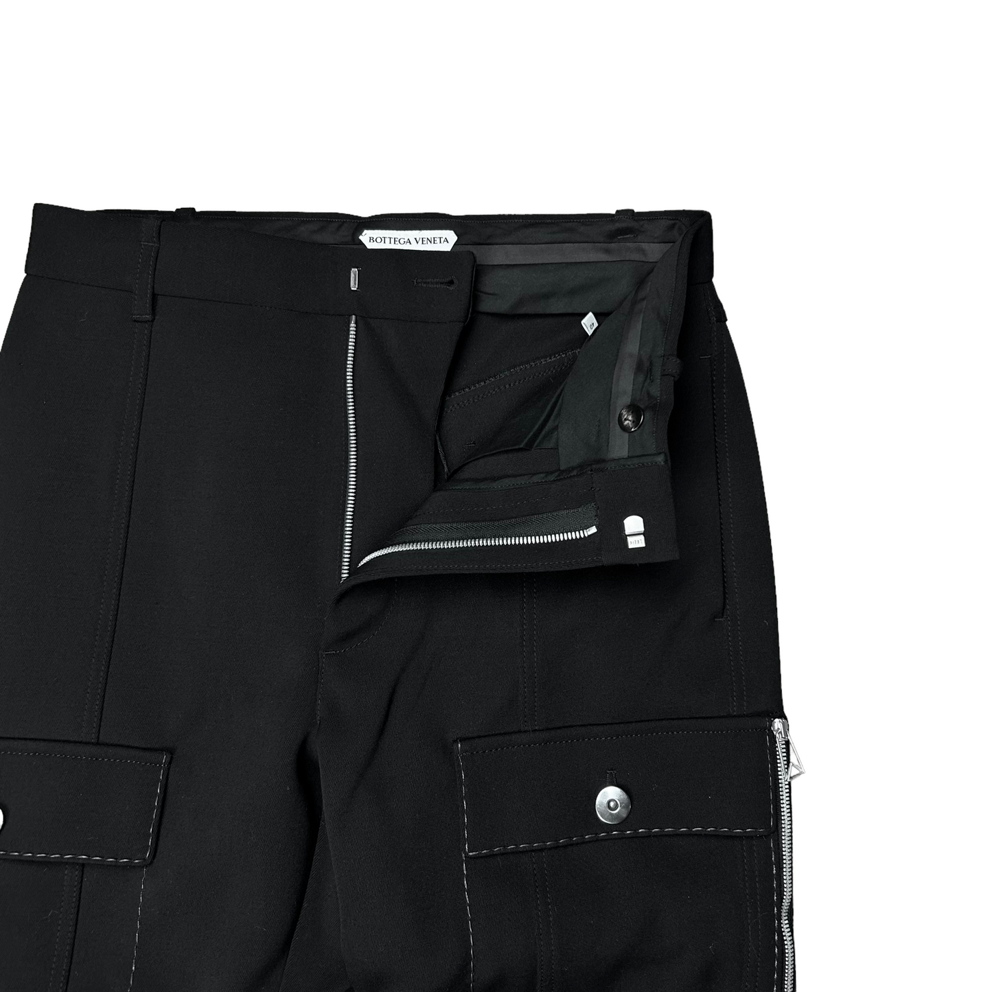 Bottega Veneta Double Cavalry Cargo Trousers - AW21