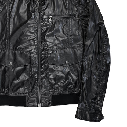 Prada Glossy Moto Work Jacket