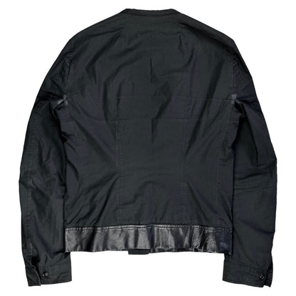 Rick Owens Bi-Color Velcro Panel Bomber Jacket - AW11