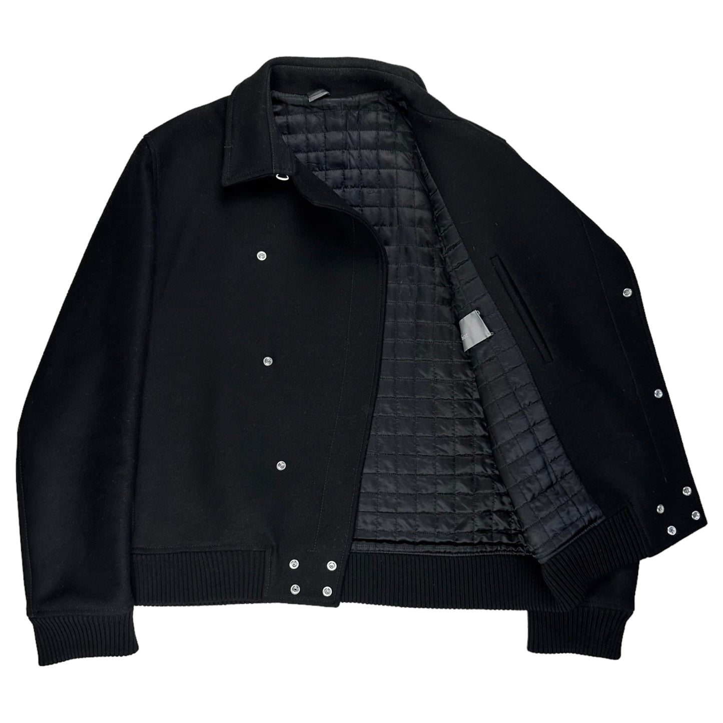 Dior Homme Snap Button Biker Wool Jacket - AW09