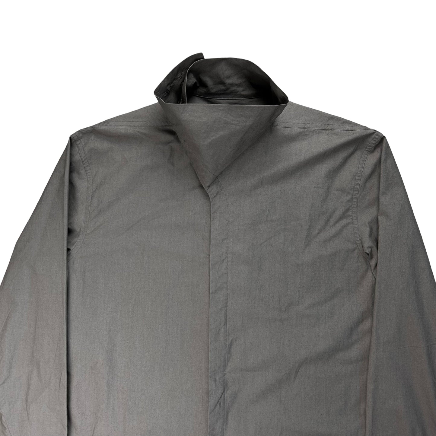 Rick Owens Detachable Scarf Sample Lab Coat