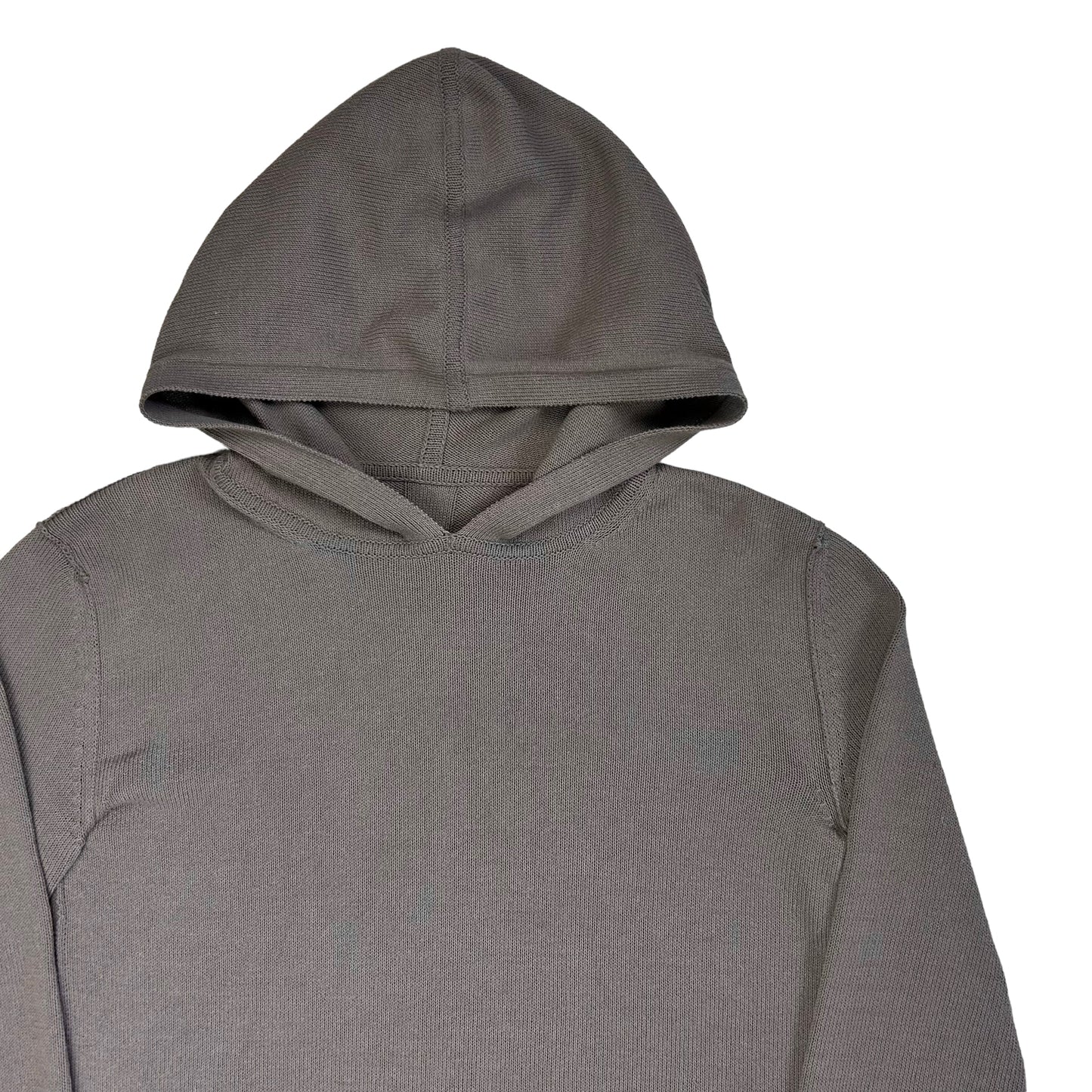 Rick Owens Flared Sleeve Knit Hoodie - SS22