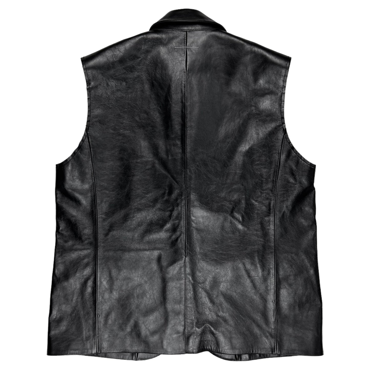 Maison Margiela MM6 Sheepskin Leather Gillet - SS23