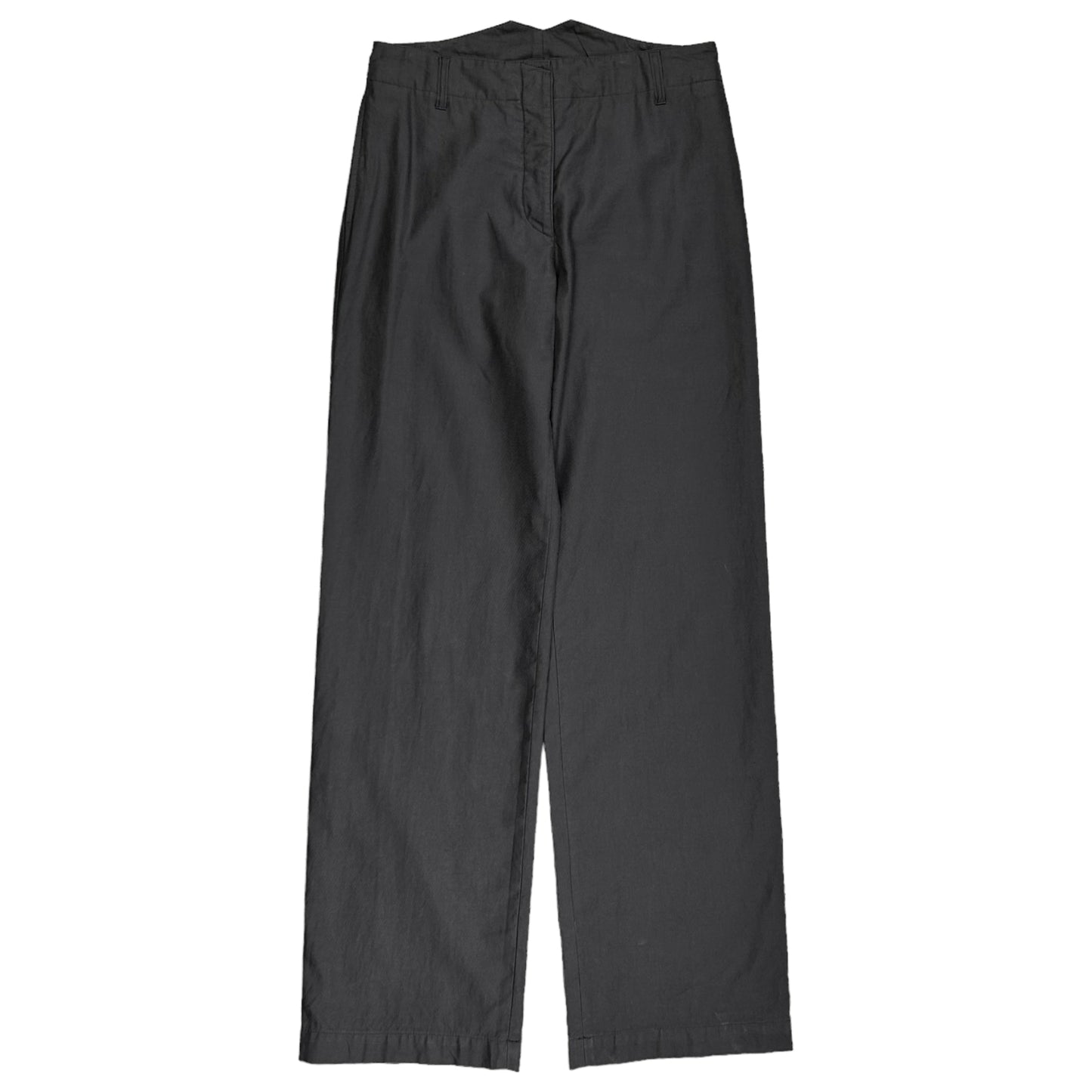 Dries Van Noten Curved Waist Work Trousers