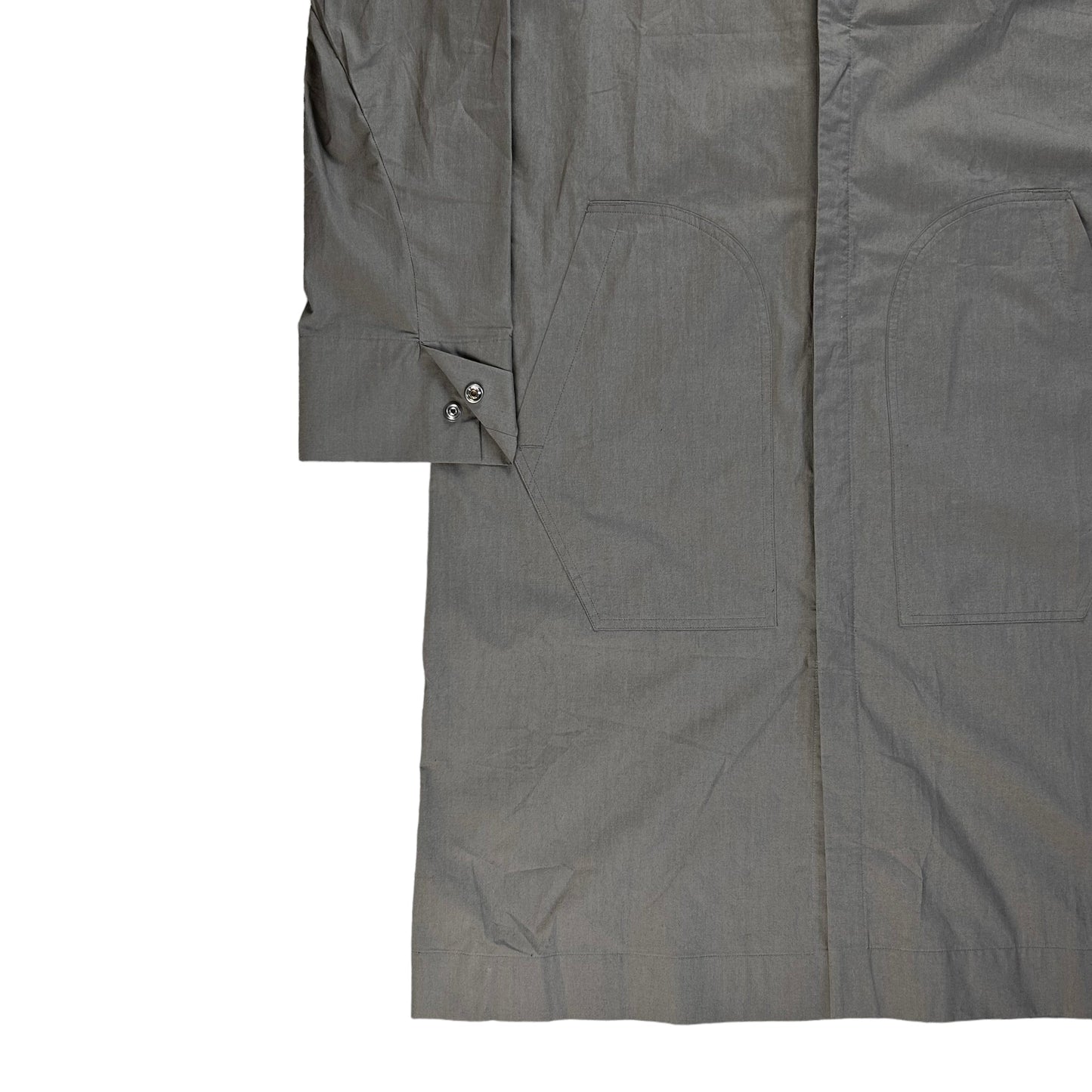Rick Owens Detachable Scarf Sample Lab Coat