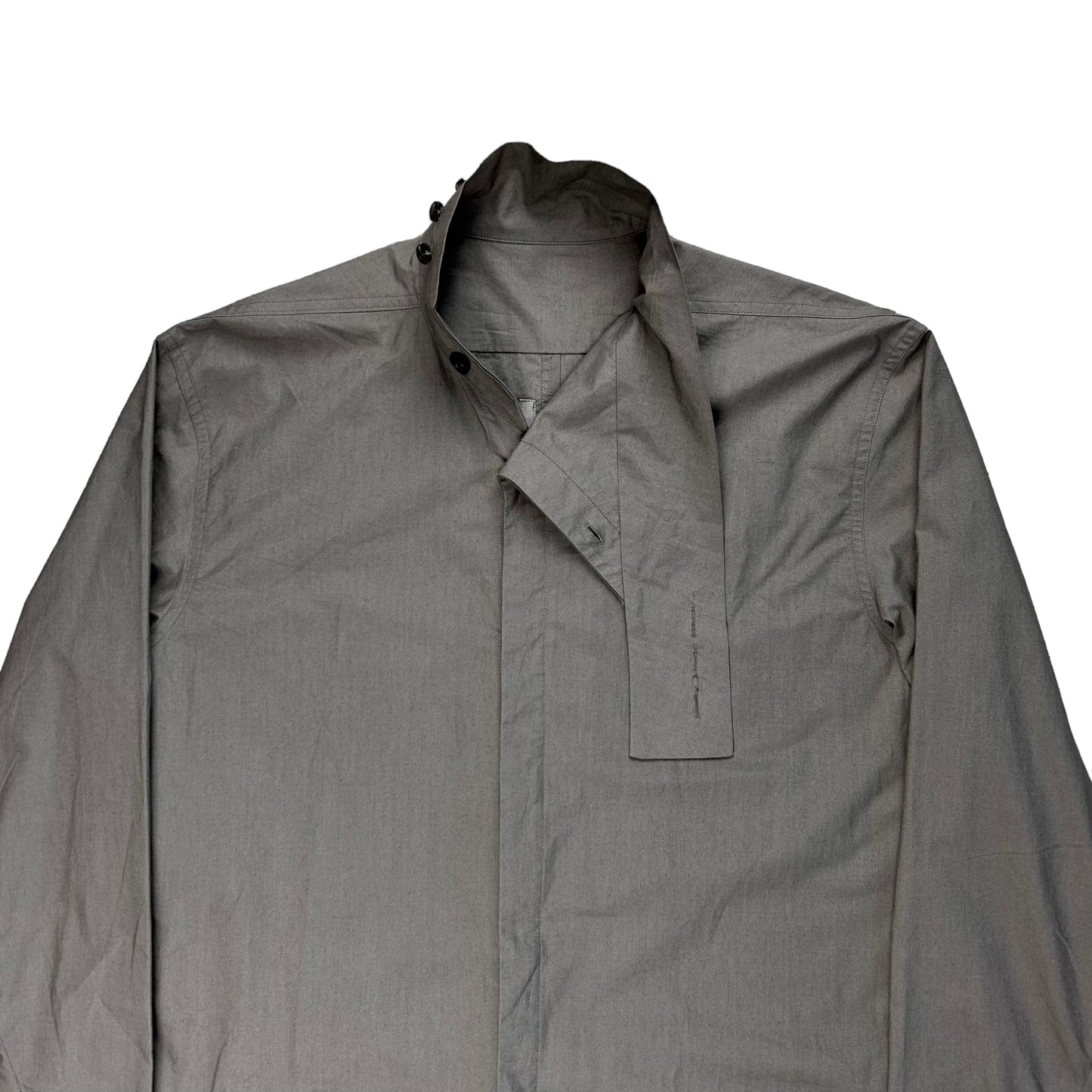 Rick Owens Detachable Scarf Sample Lab Coat