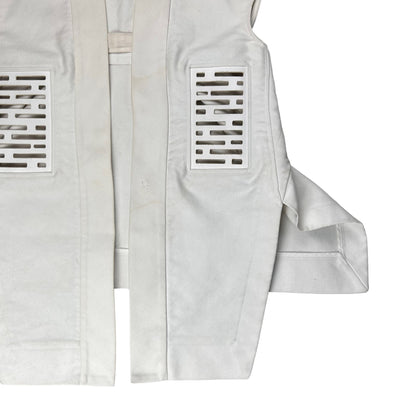 Rick Owens Vicsious Laser Cut Leather Patch Vest - SS14