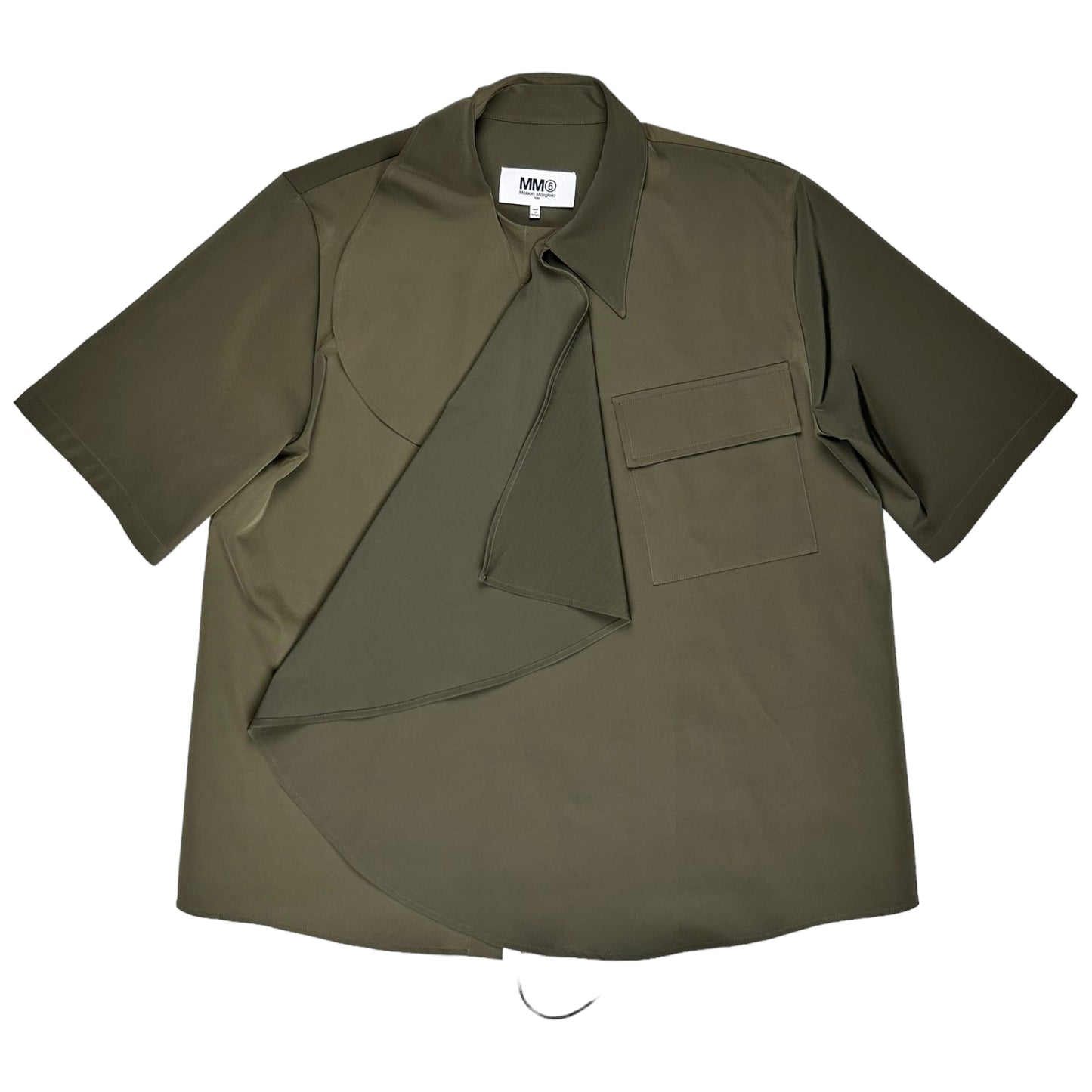 Maison Margiela MM6 Ruffle Short Sleeve Shirt - SS20