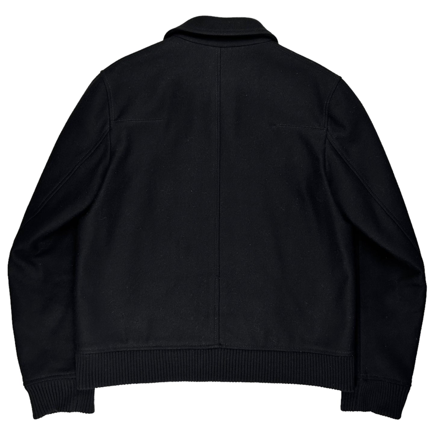 Dior Homme Snap Button Biker Wool Jacket - AW10