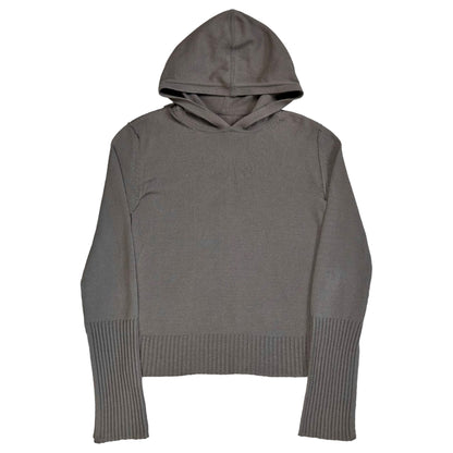 Rick Owens Flared Sleeve Knit Hoodie - SS22