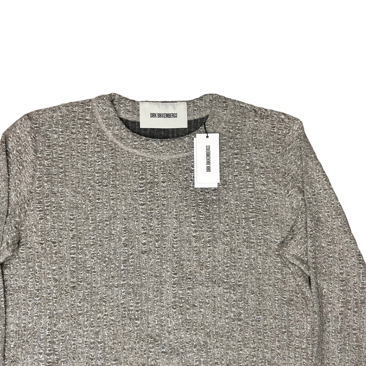 Dirk Bikkembergs Cropped Bouclé Wool Sweater - AW17