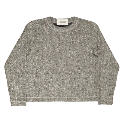 Dirk Bikkembergs Cropped Bouclé Wool Sweater - AW17