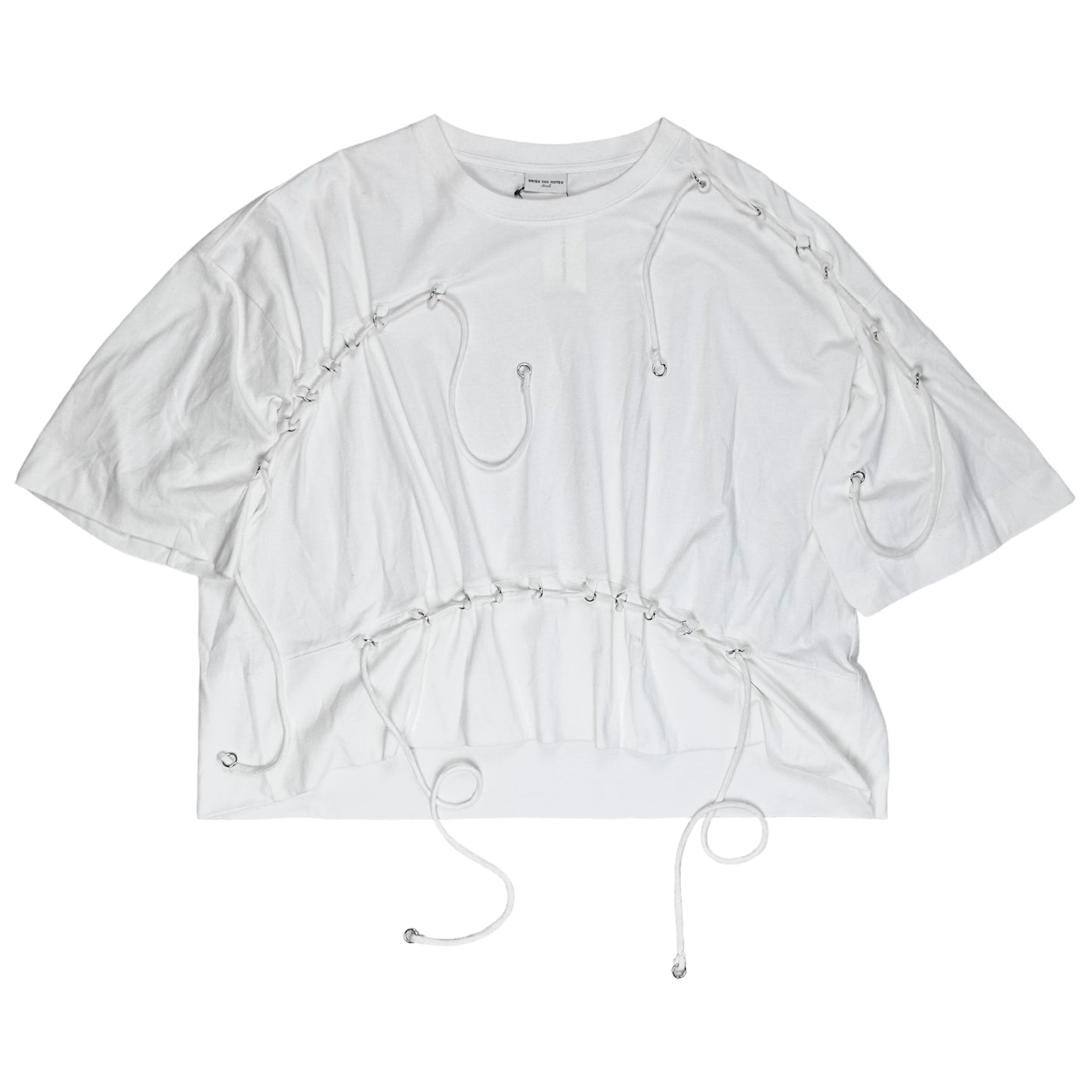 Dries Van Noten Cropped Lace T-Shirt - SS21