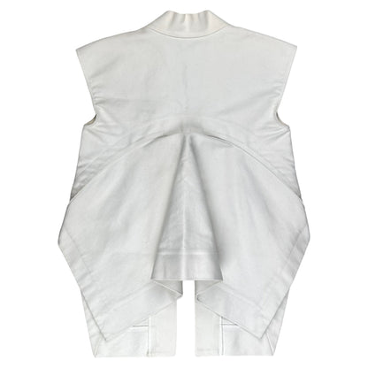 Rick Owens Vicsious Laser Cut Leather Patch Vest - SS14