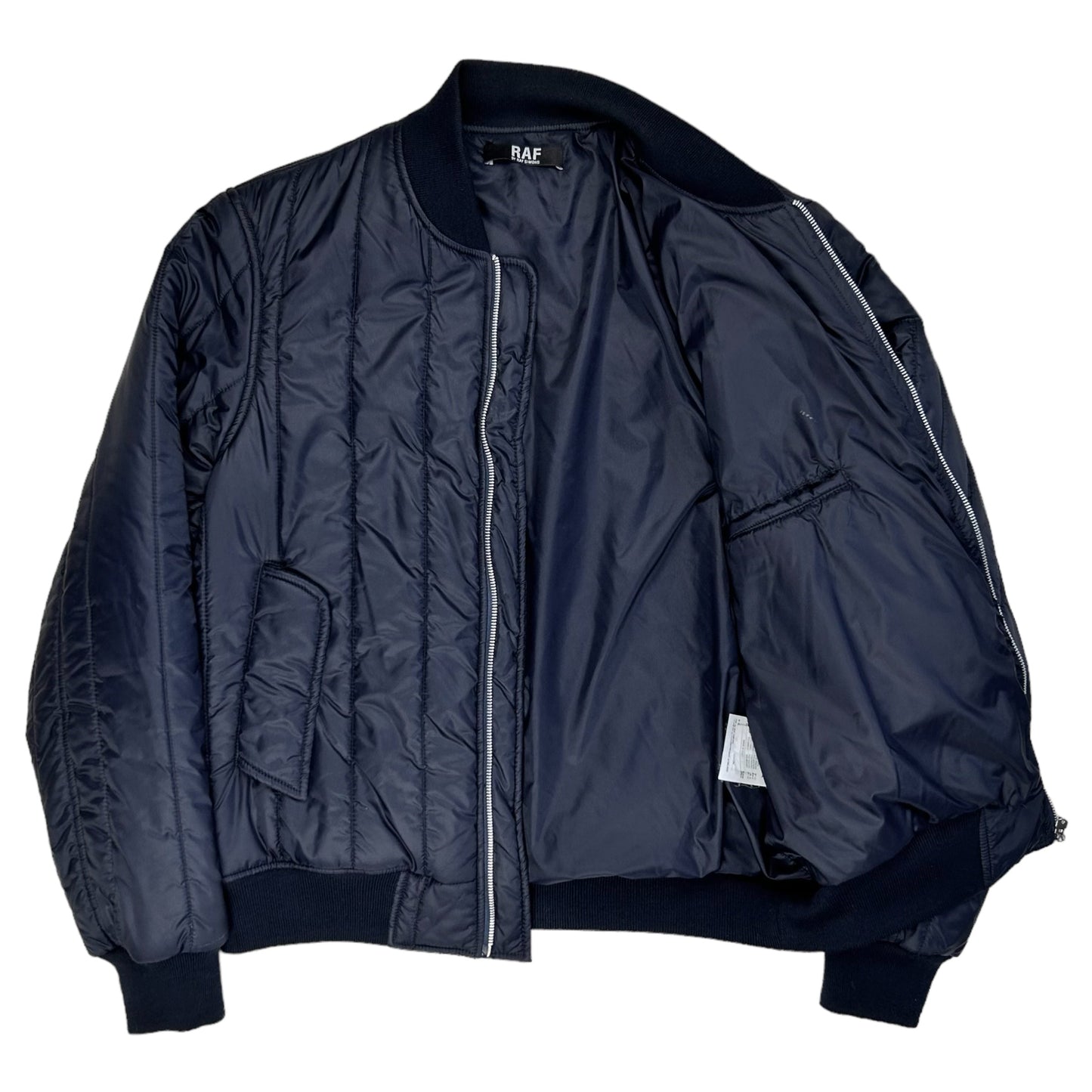 RAF by Raf Simons Quilted Puffer Bomber Jacket