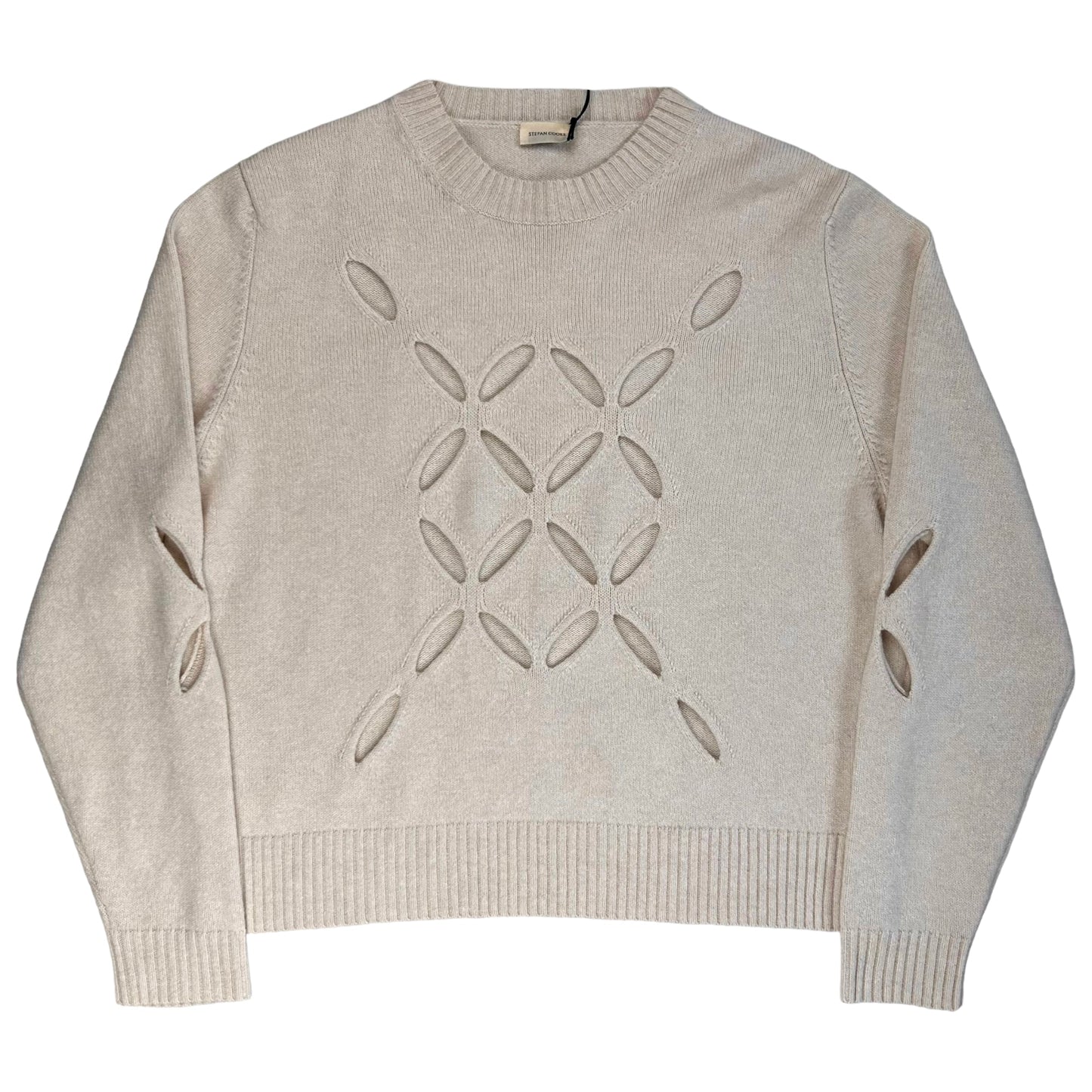 Stefan Cooke Slashed Knit Sweater - AW22