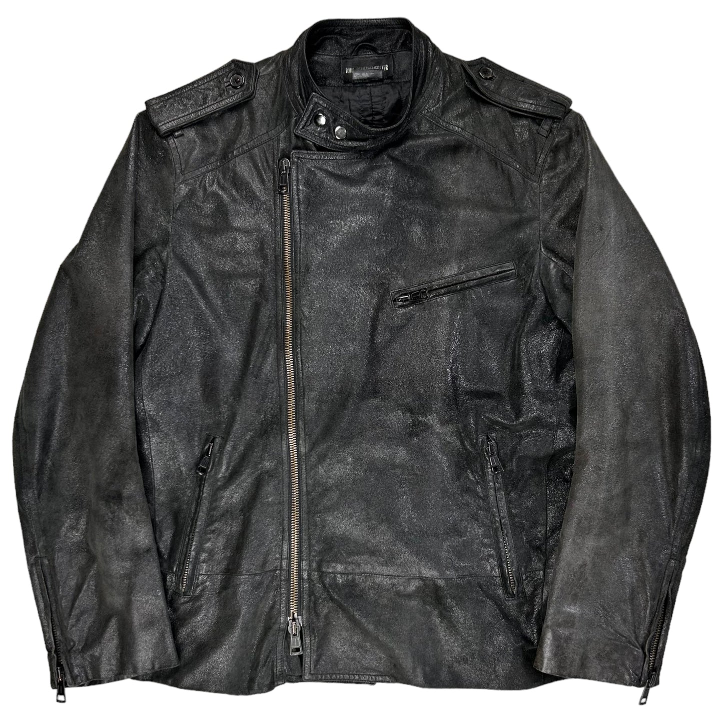 Ann Demeulemeester Biker Leather Jacket - AW11