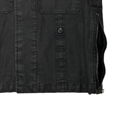 Dries Van Noten Waxed Side Zip Trucker Jacket - AW14