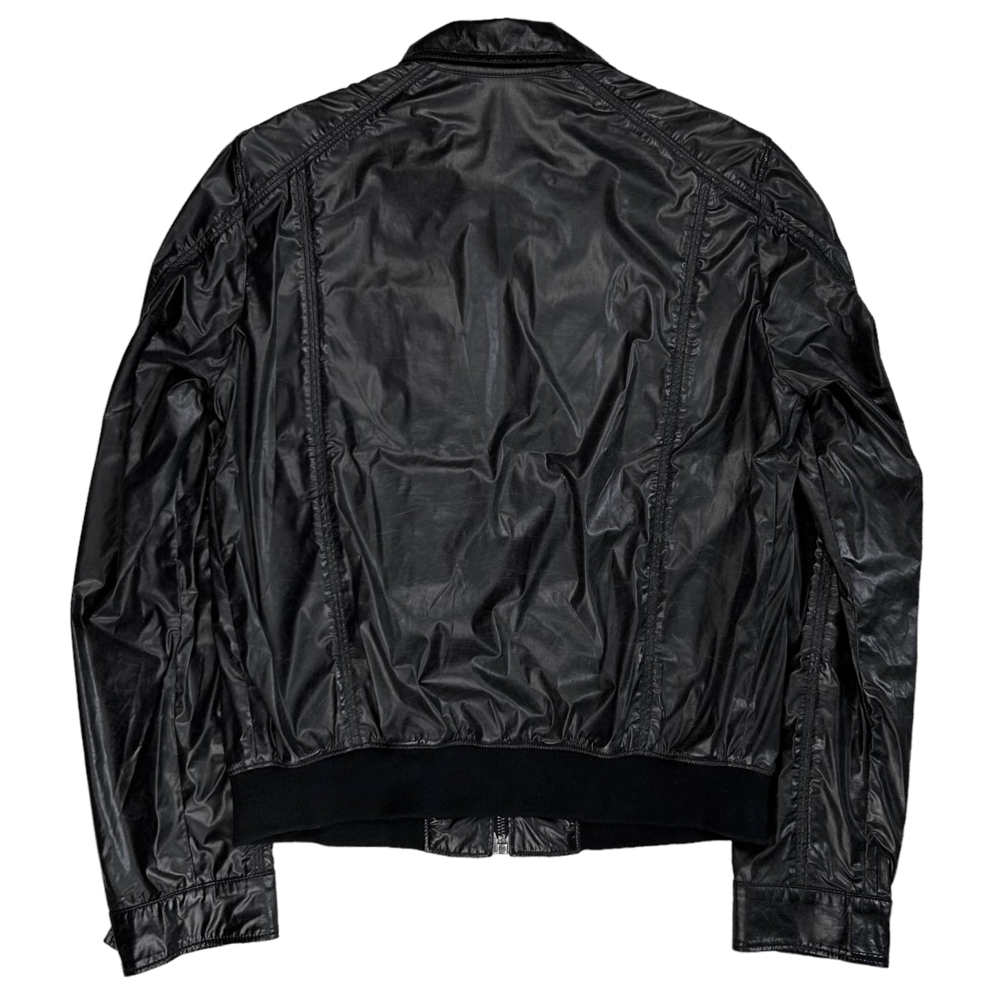 Prada Glossy Moto Work Jacket