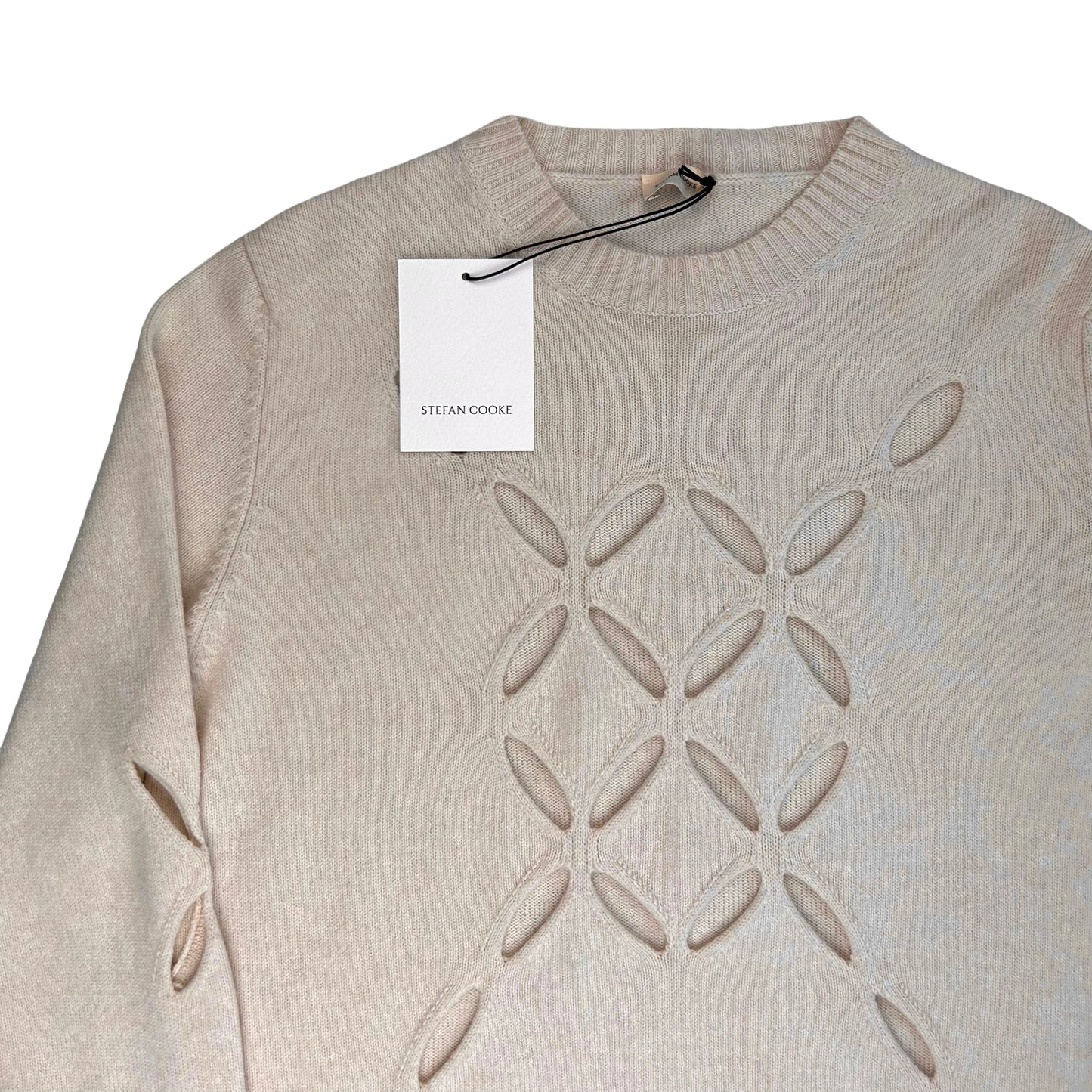 Stefan Cooke Slashed Knit Sweater - AW22