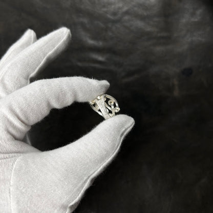 Braided Peridot Stones Ring