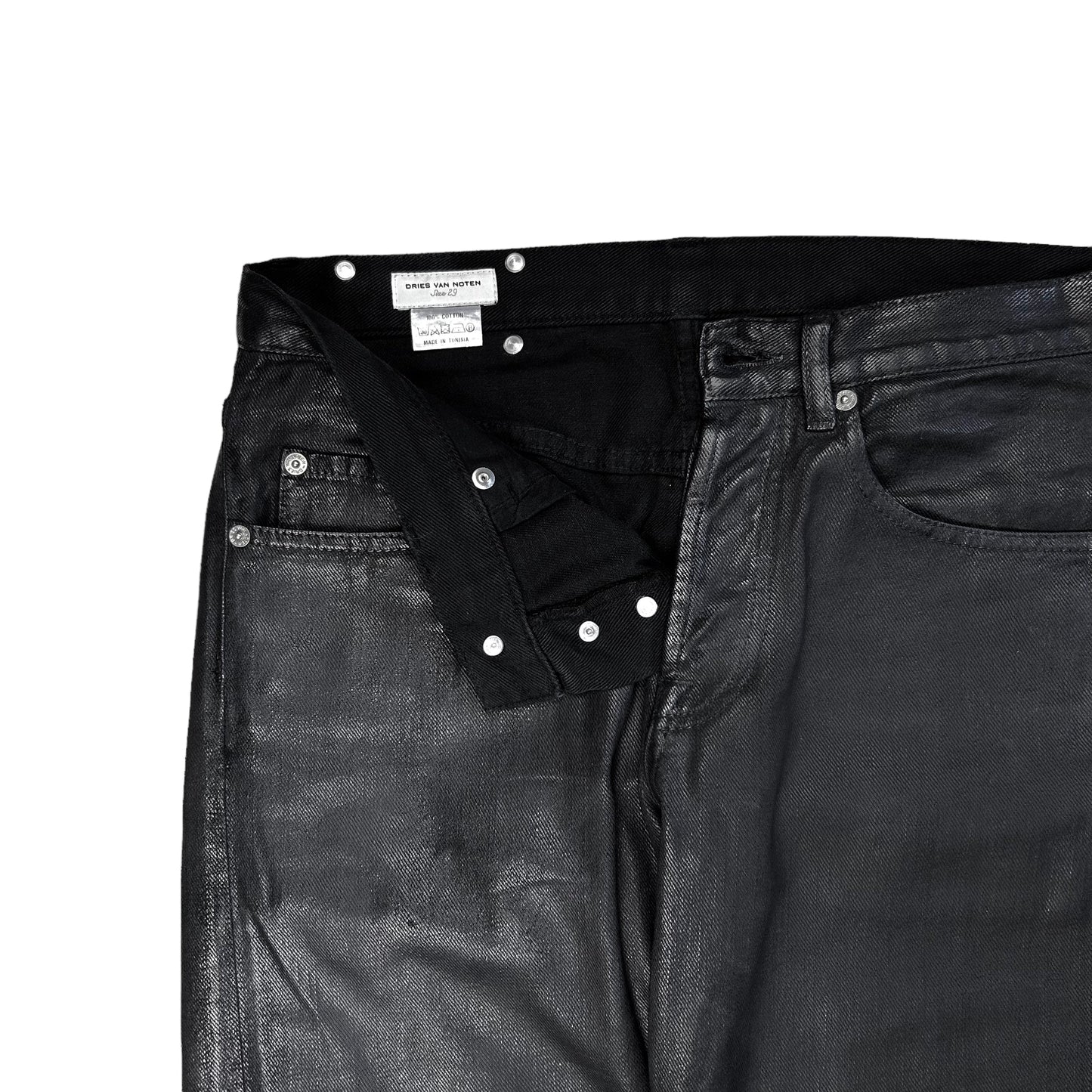 Dries Van Noten Waxed Penda Jeans - SS22