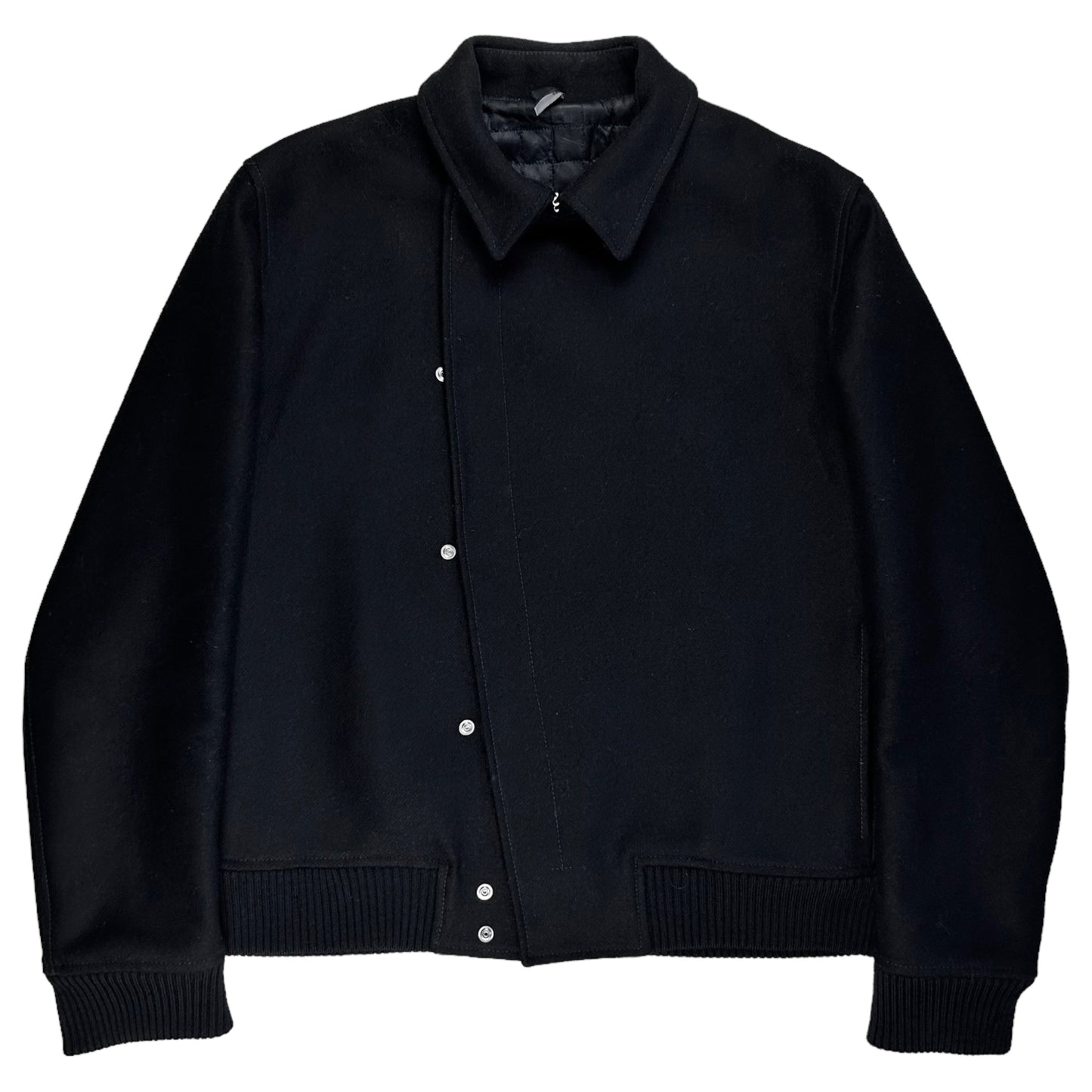 Dior Homme Snap Button Biker Wool Jacket - AW10
