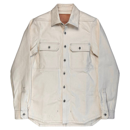 Rick Owens DRKSHDW Contrast Stitch Denim Overshirt - SS21