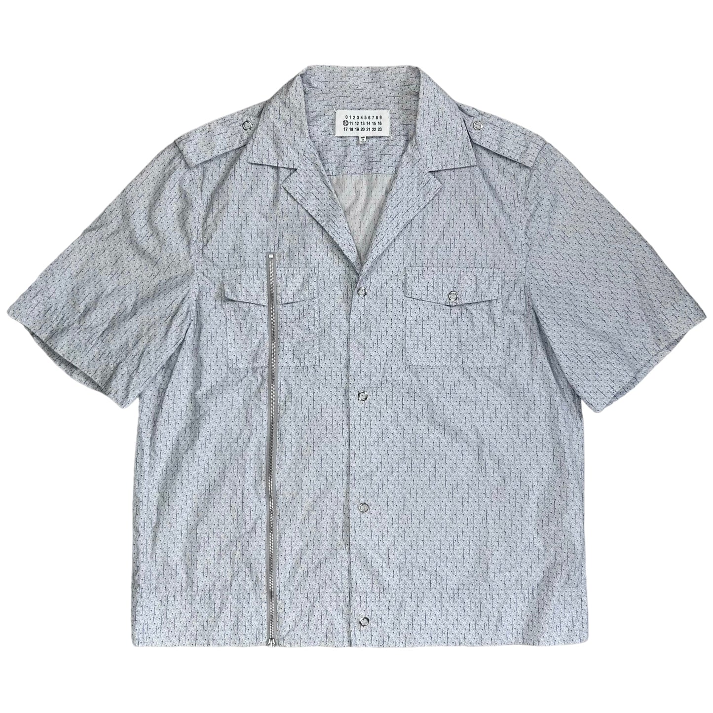 Maison Margiela Zip Camp Collar Shirt - SS16