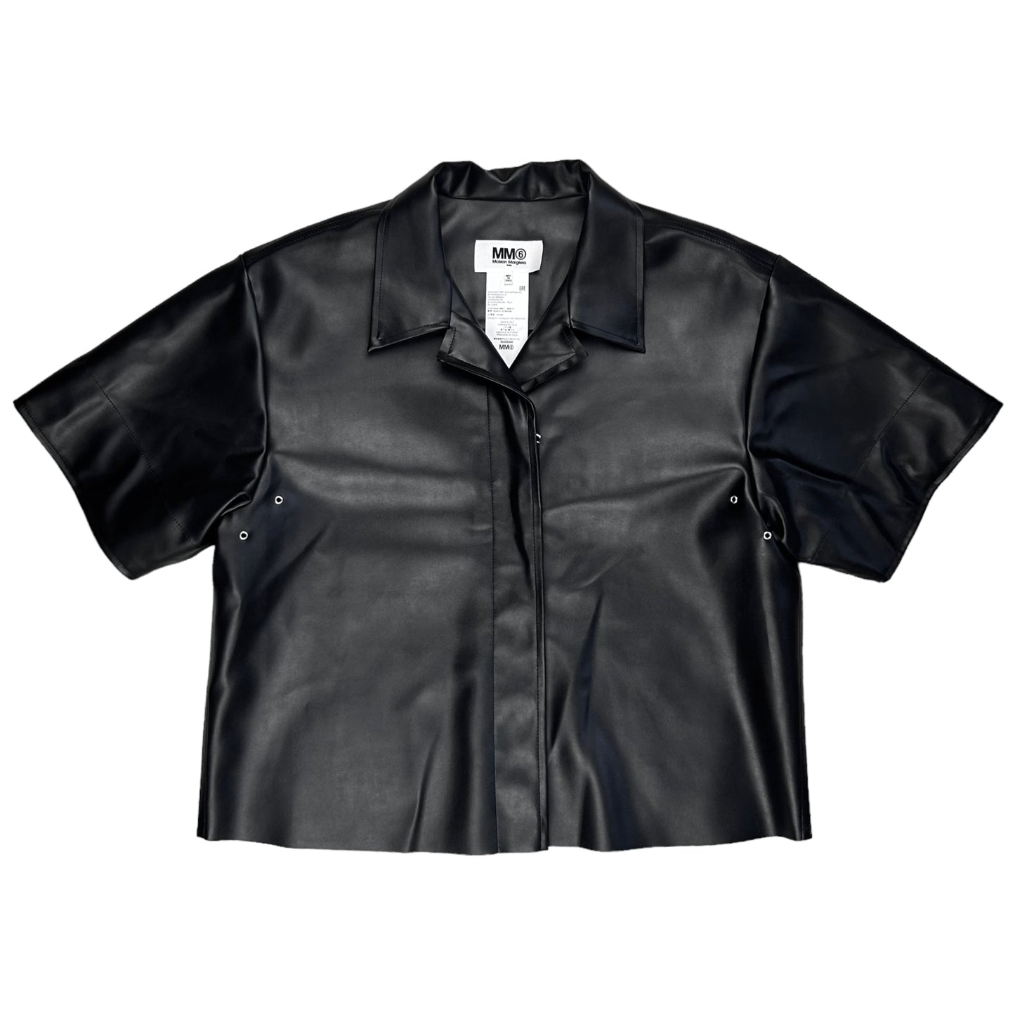 Maison Margiela MM6 Vegan Leather Bowling Shirt - SS22