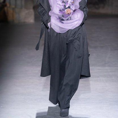 Dries Van Noten Wide Belted Palazzo Pants - AW19