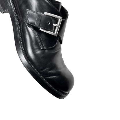 Prada Classic Monk Strap Buckle Derbies