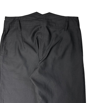 Dries Van Noten Curved Waist Work Trousers