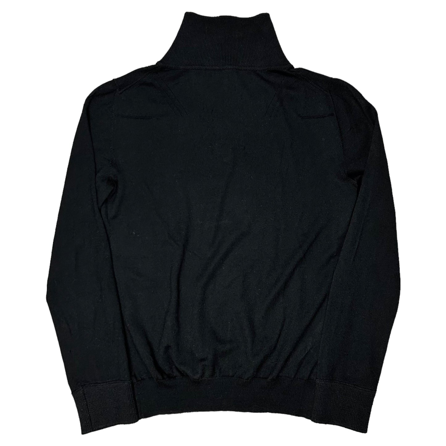Dior Homme Buttoned Fold Neck Wool Sweater - AW09