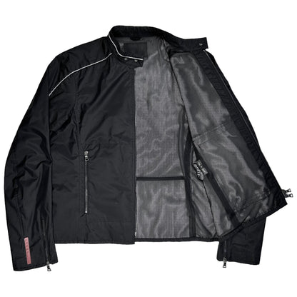 Prada Piped Moto Zip Jacket - SS06