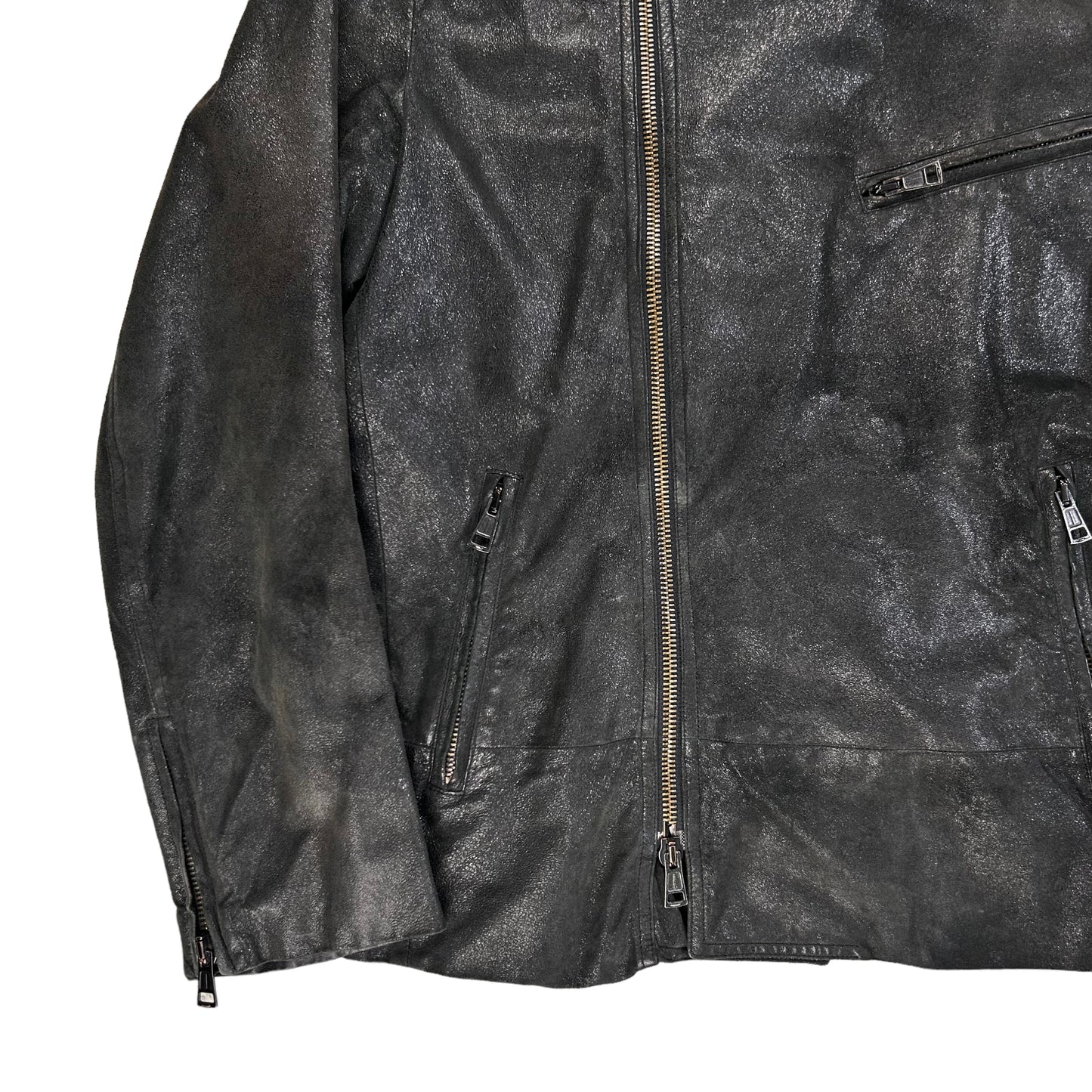 Ann Demeulemeester Biker Leather Jacket - AW11