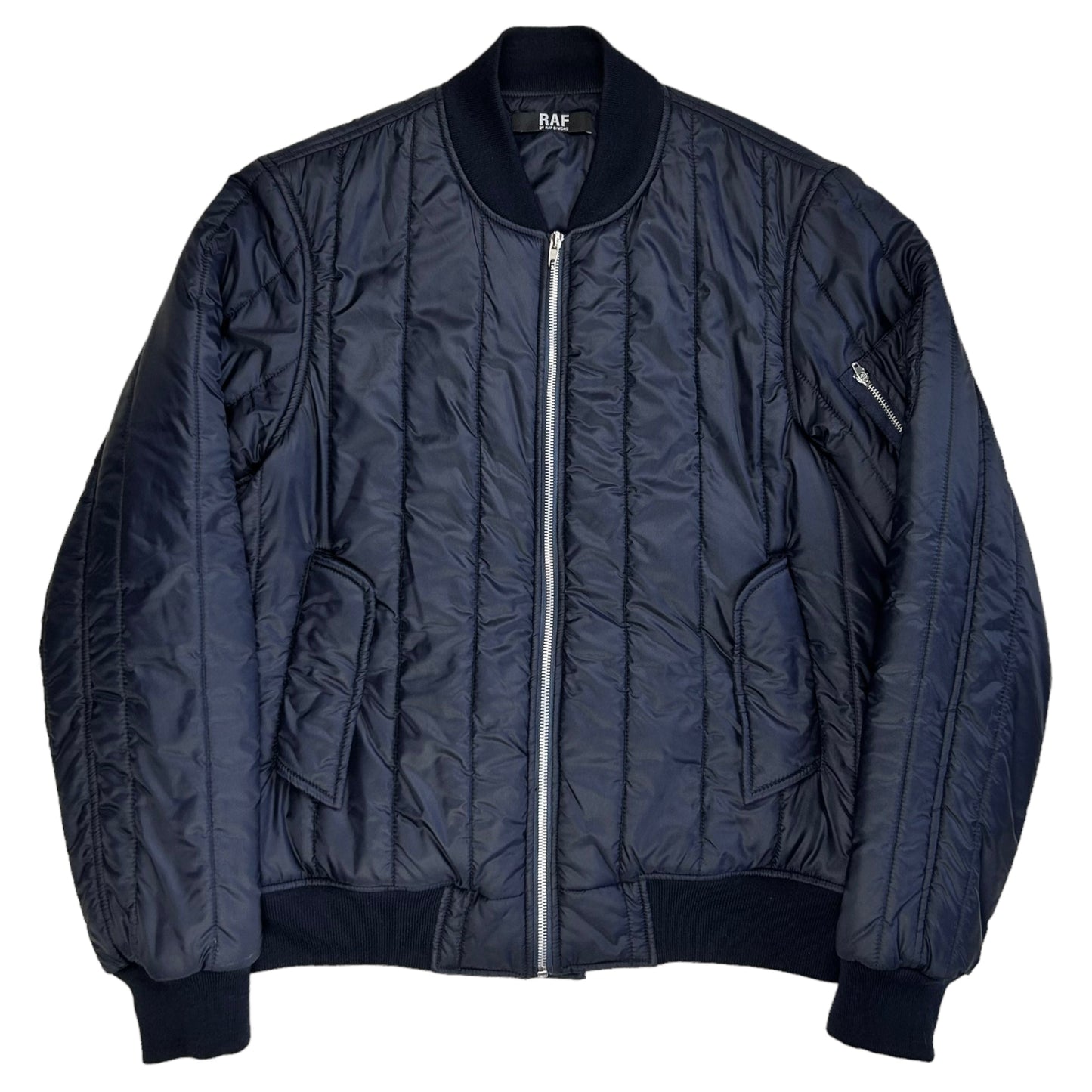 RAF by Raf Simons Quilted Puffer Bomber Jacket