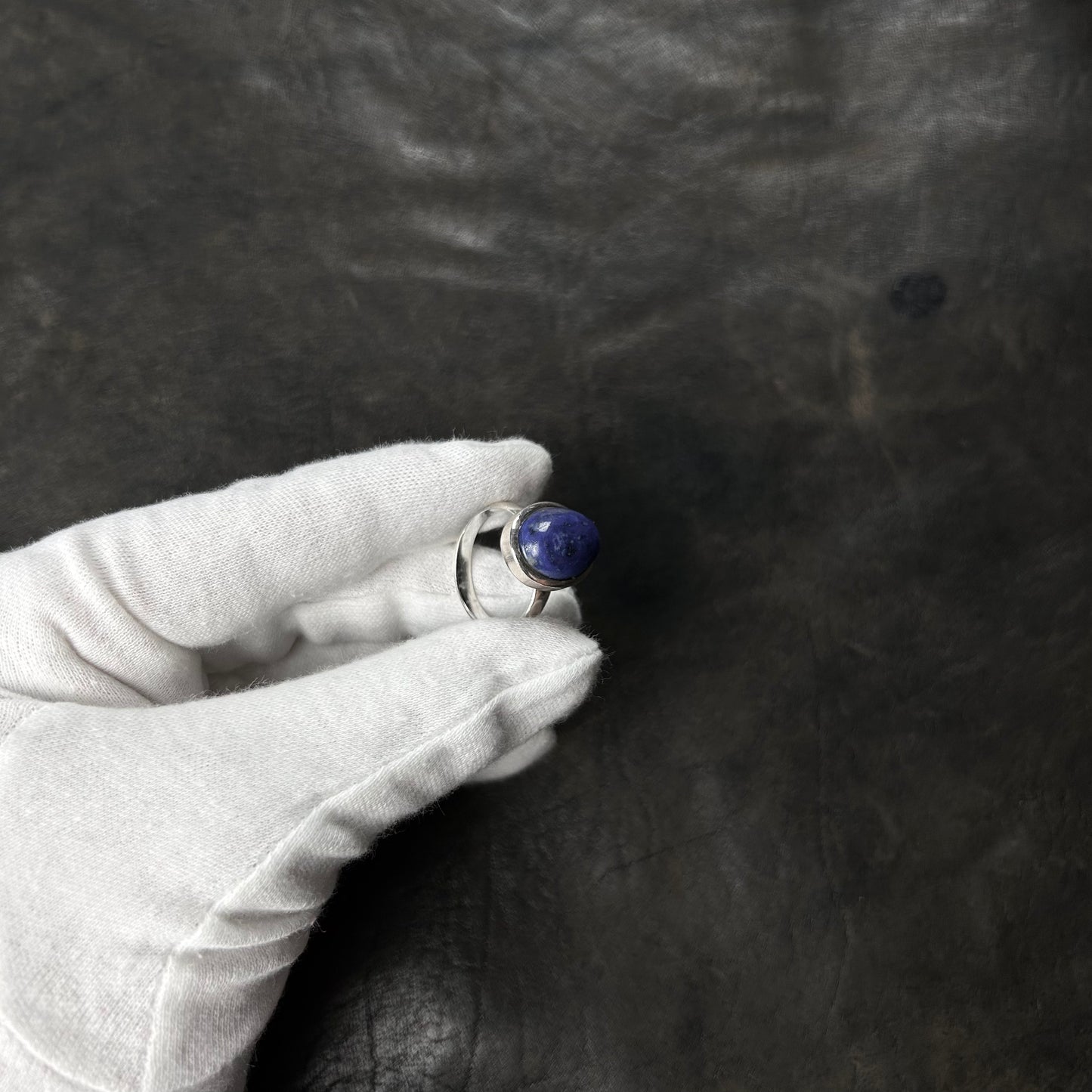 Oval Lapis Stone Ring