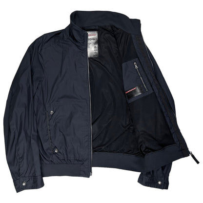 Prada Cropped Snap Pocket Bomber Jacket