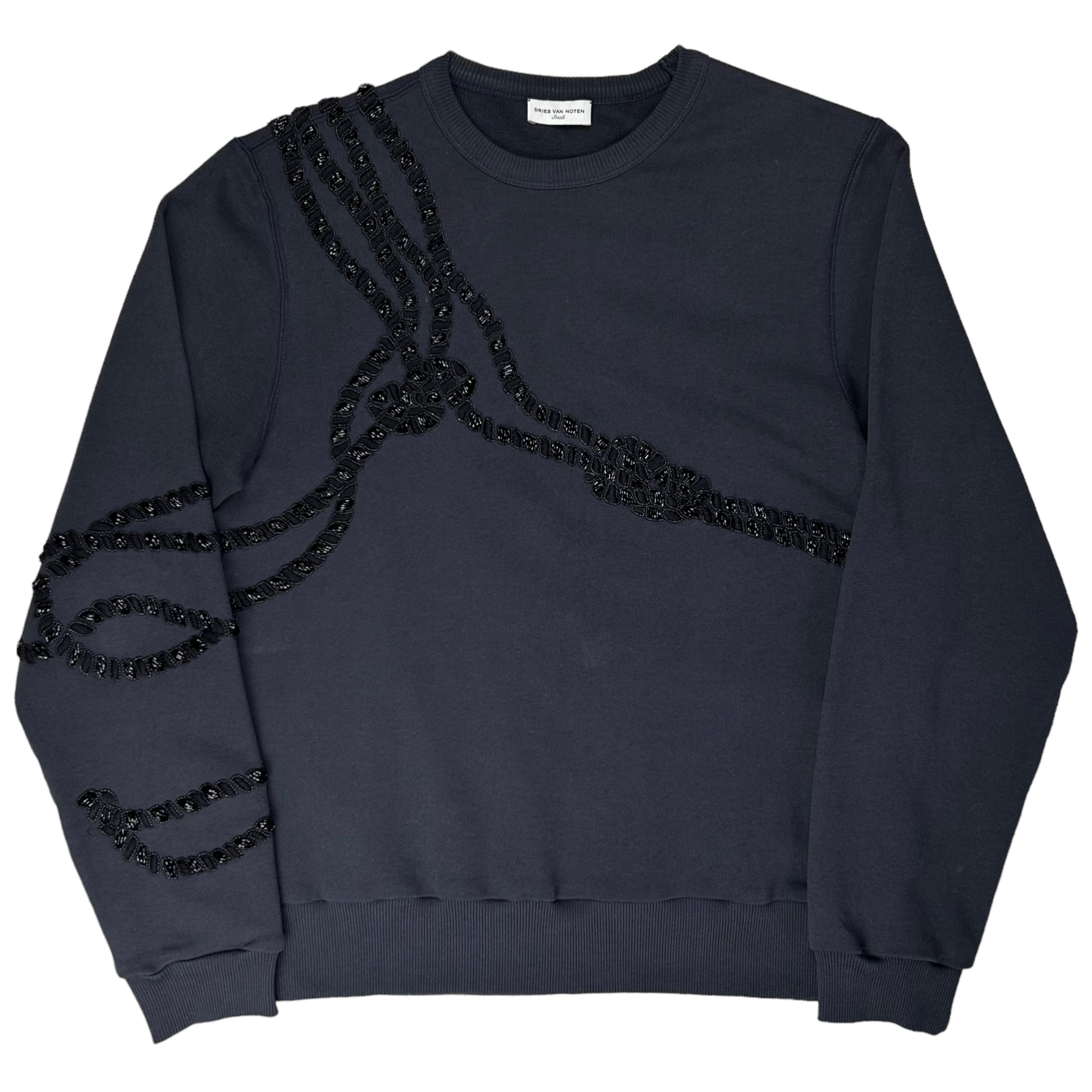 Sweater Rope Dries Van Noten Embellished Rope Sweater - AW16 – Vertical Rags