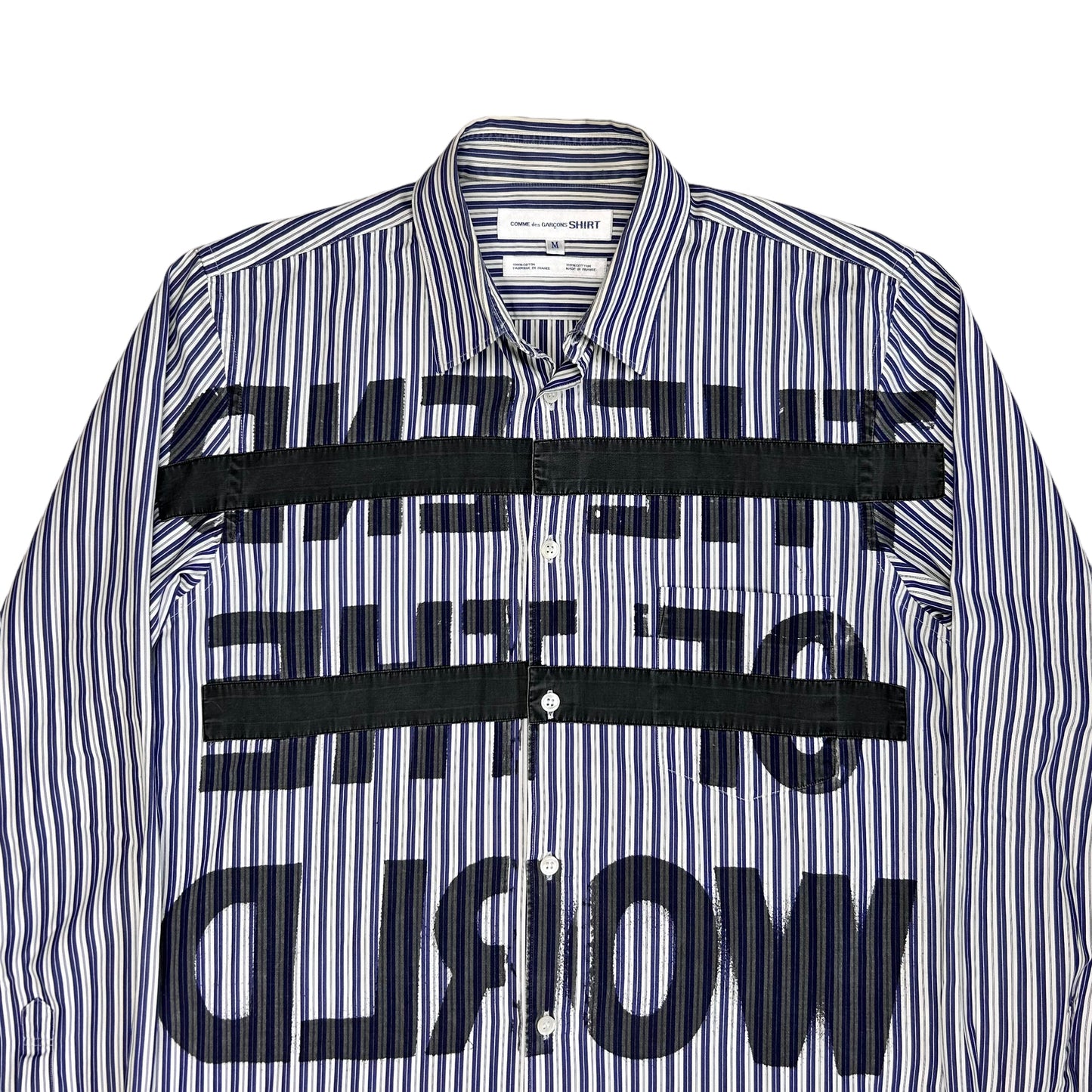 Comme Des Garcons Shirt The End Of The World Painted Shirt