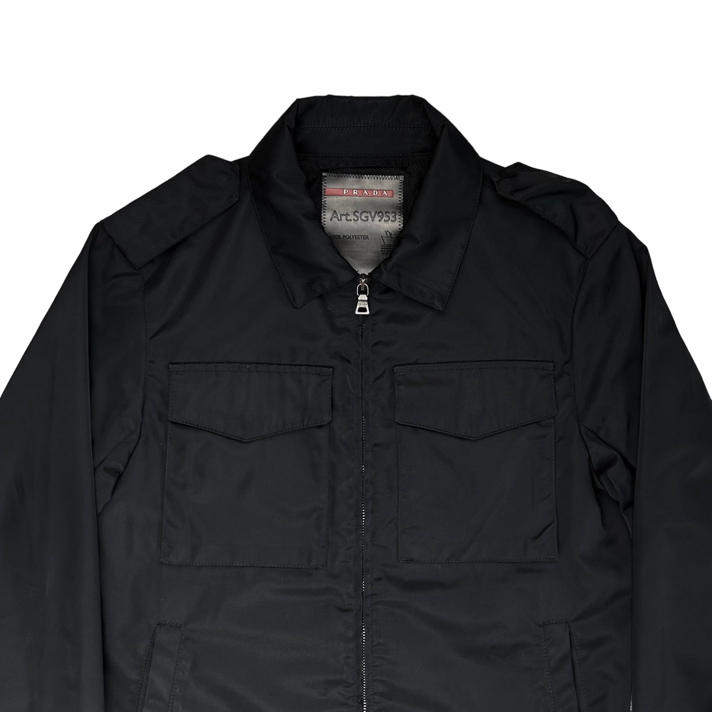 Prada Cropped Technical Work Jacket